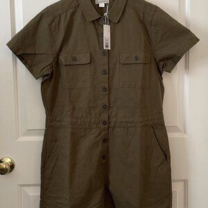 NWT OUTERKNOWN SEA Suit All Jumpsuit Romper - Olive Green Size Large